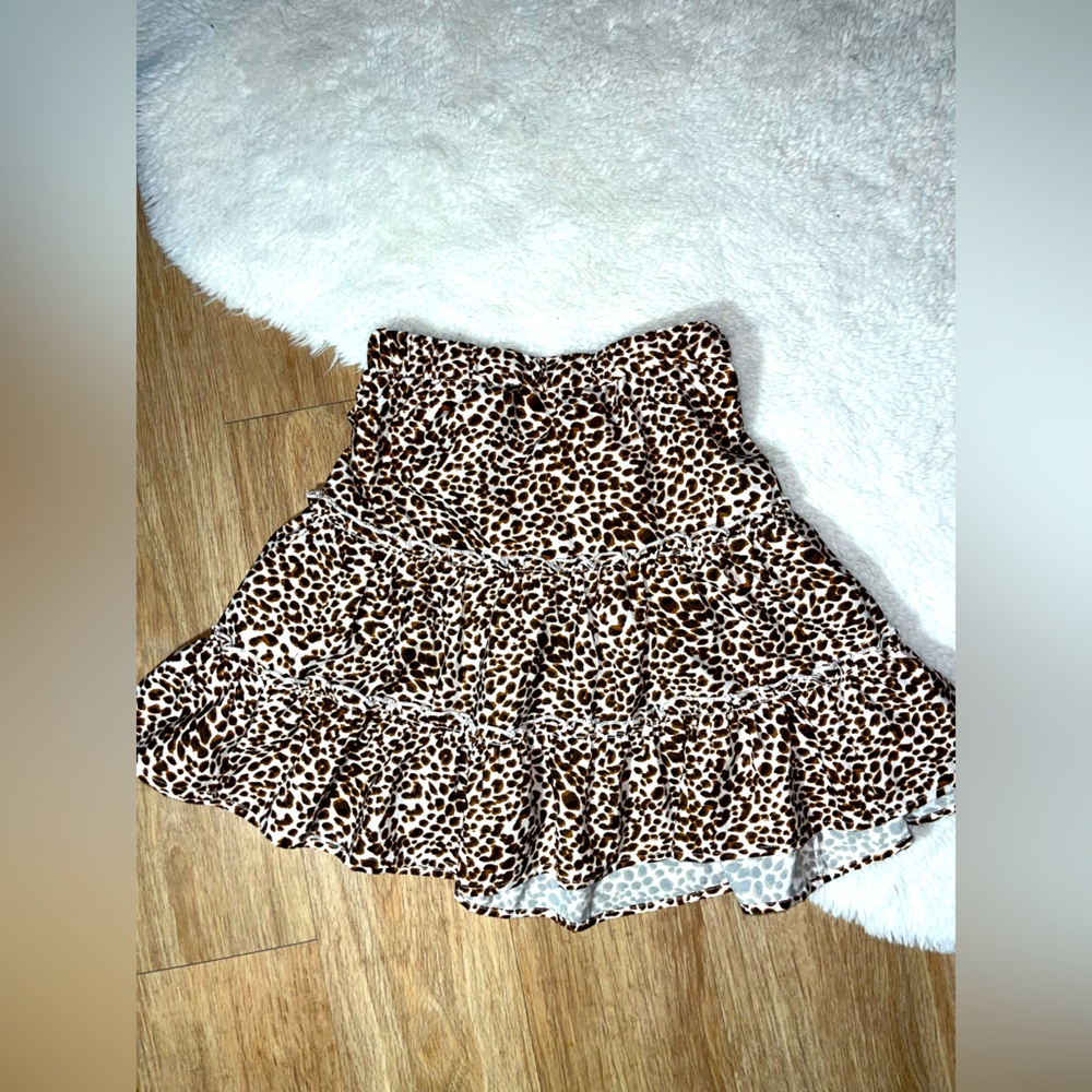 Leopard Print Skirt